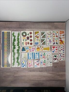 Set of 21 Vintage Creative Memories Stickers - Some NWT